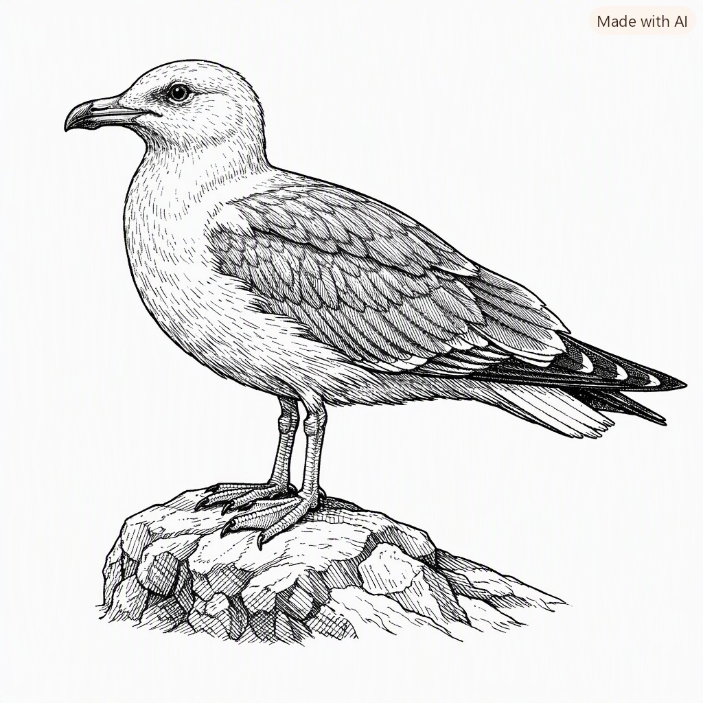 Foto de Gaviota patiamarilla